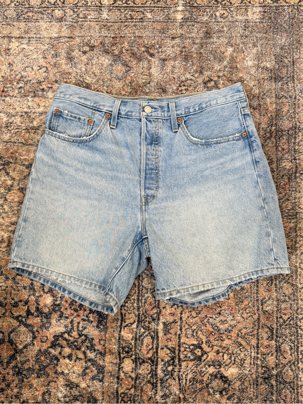 Levi's Light Blue Denim Shorts